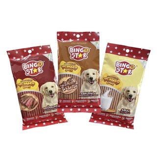 ขนมสุนัข bingo Star yummy สติ๊กขนมน้องหมา 70g