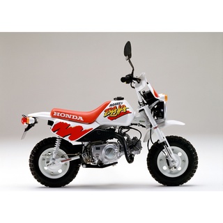 แผ่นสติกเกอร์เหล็ก ลายลิง Honda รุ่น Z50