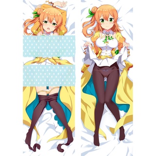 ปลอกหมอน พิมพ์ลาย The Demon Girl Next Door Hinatsuki Mikan Dakimakura Male Otaku สําหรับตกแต่งบ้าน