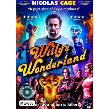 DVD หนังใหม่ เสียงไทยมาสเตอร์ Willy 's Wonderland หุ่นนรก VS ภารโรงคลั่ง