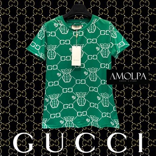 เสื้อยืด GUCCI 2021 ลายใหม่ชนช๊อปป  สวยม๊ากกกกก  เนื้อผ้าดีมากๆค่ะค๊าลูกค้า