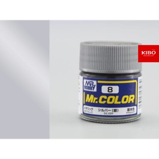 สีสูตรทินเนอร์ mr.color c8 silver ( โครเมียมเงิน )