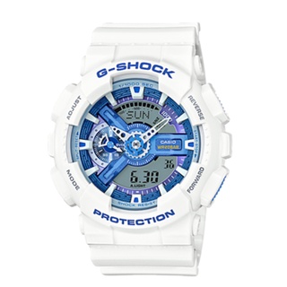 Casio G-Shockนาฬิกาข้อมือผู้ชาย สายเรซิ่น รุ่น GA-110WB-7A - สีขาว ของแท้100%  ประกันศูนย์ 1 ปี จากร้าน henghengwatch