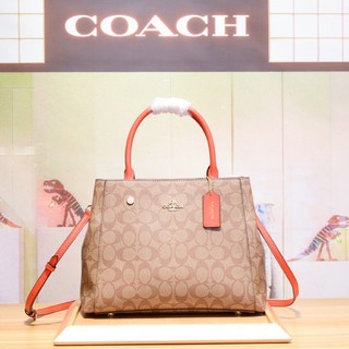 #coach56727 COACH COACH 56727 BROWN BLACK Coach กระเป๋าสะพายผู้หญิง Mini Lillie Carryall