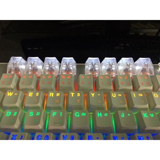 🤍..คีย์แคปสีใส (🇹🇭มีของพร้อมส่งค่ะ🇹🇭!!🤍) #keycap #mechanicalkeyboard