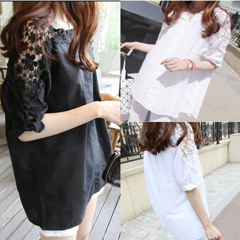 เสื้อเชิ้ต แขนสั้น สไตล์เกาหลี ทรงหลวม ขนาดใหญ่ ผ้าที่สะดวกสบาย