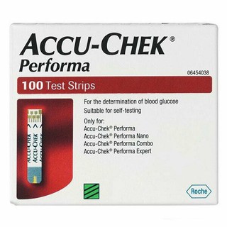 (พร้อมส่ง) Accu-Chek Performa 100 Test Strip