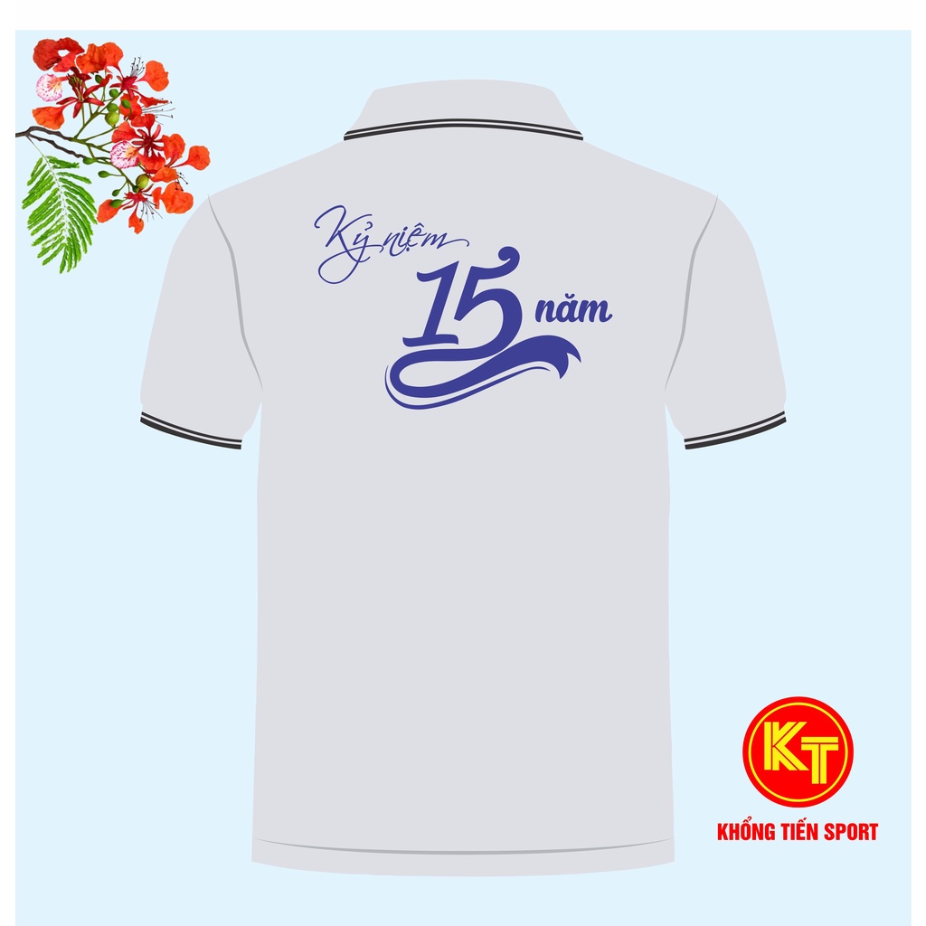 เสื้อยืดแขนสั้นคอปก 15th Anniversary Class Reunion Uniform