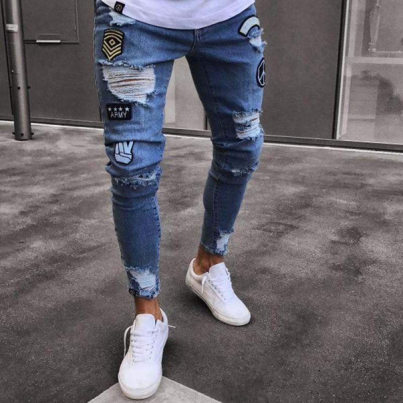 new damage jeans for men