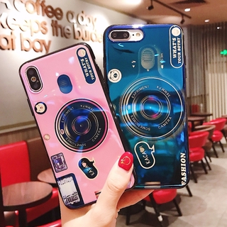 เคสโทรศัพท์ซิลิโคน TPU แบบนิ่ม ลายกล้องถ่ายรูป สําหรับ Samsung Galaxy S10 S9 S8 Plus Note 10 Plus Coque A1