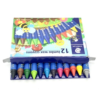 สีเทียน สเต็ดเล่อร์ นอริส  Jumbo wax crayons STAEDTLER Noris 12 สี