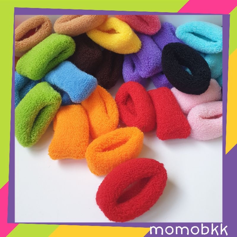 Elastic hair ties ยางรัดผม เส้นใหญ่นุ่ม ยางรัดผมเกาหลี ยางรัดผมแฟชั่น