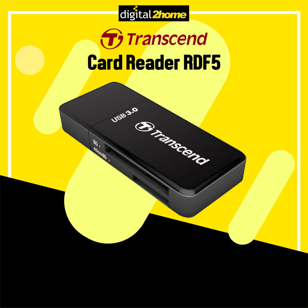 Transcend Card Reader RDF5 อ่านการ์ด Shopee Thailand