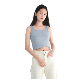โปรโมชั่น : COZME BKK YOU Crop เสื้อครอปแขนกุด พร้อมส่ง 8 สี