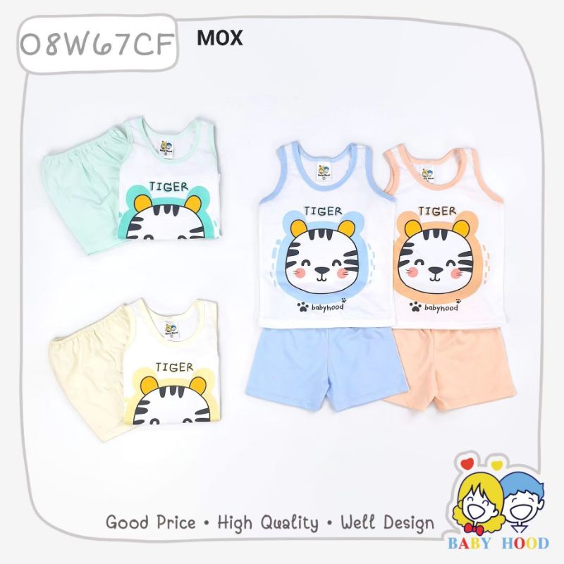 Baby Hood ชุดเสื้อกล้ามเด็กขาสั้น เบบี้ฮู้ด(0-6เดือน)