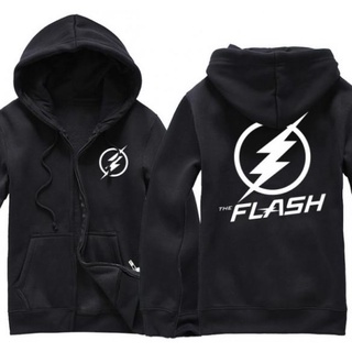 เสื้อกันหนาว มีฮู้ดดี้ พลัสไซซ์ ลดอายุ The Flash 01 Distro Screen สําหรับผู้ชาย เพื่อน XY