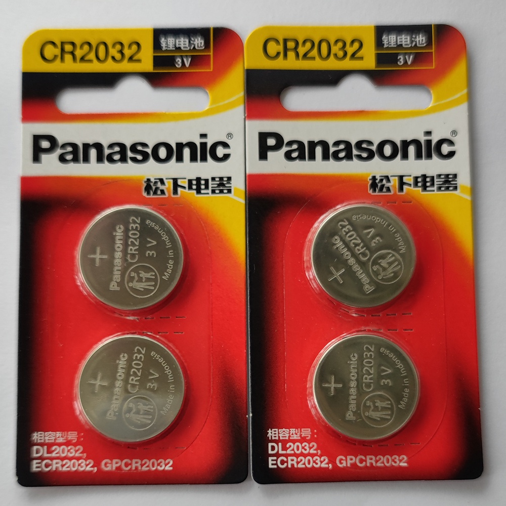 20pcs 100% Genuine Panasonic  original brand new battery cr2032 3v button cell coin batteries for wa