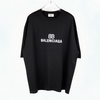 เสื้อยืดแขนสั้น ลายโมเสค B-alenciaga