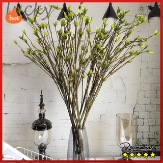 พืชดอกไม้ประดิษฐ์สีเขียวสำหรับตกแต่งบ้าน