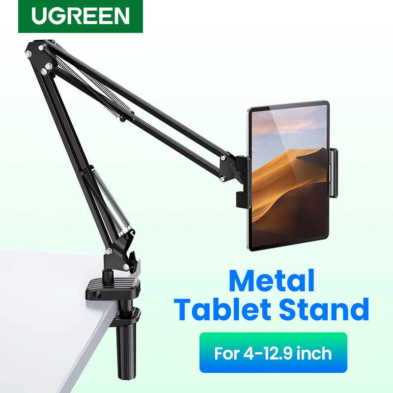 UGREEN Tablet Phone Stand Aluminum Lazy Bracket Foldable Phone Holder For iPad Pro Mini Air iPhone Xiaomi Samsung Tablet
