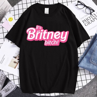 เสื้อยืดผู้ Tuxinhe ใหม่ เสื้อท็อปส์แฟชั่น ลาย Britney Spears It&amp; 2021#39; s Britney,  เสื้อยืดลําลอง ผ้าฝ้าย แขนสั้น โอ