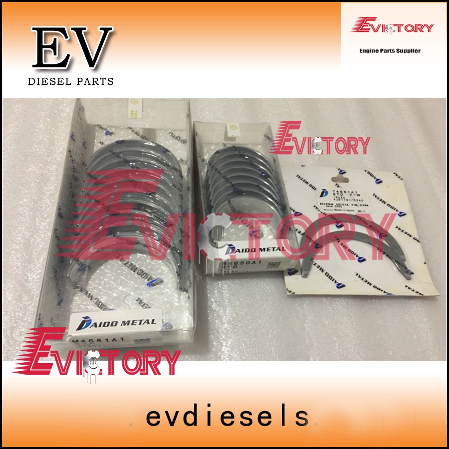 4JB1 4JB1T main/Crankshaft bearing +4JB1 con rod bearing for Excavator