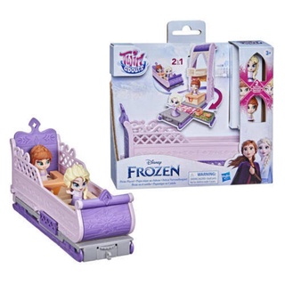 Disney Frozen 2 Twirlabouts Picnic Playset Sled-to-Castle with Elsa and Anna Dolls and Accessories