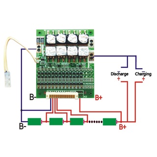 Pcf* บอร์ดป้องกันแบตเตอรี่ลิเธียมไอออน 13S 48V 60A BMS PCB