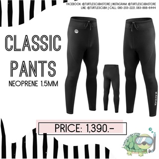 Zcco wetsuit Pants Men and women neoprene 1.5mm Black (ชุดเว็ทดำน้ำ)