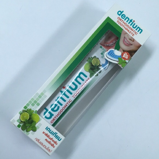 Dentium orthodontic toothpaste 100 g. กลิ่น lemon lime Shopee Thailand