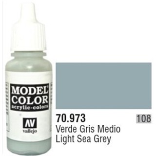 NK Gundam Hatyai Vallejo Model Color : 108 Light Sea Grey 17 ml