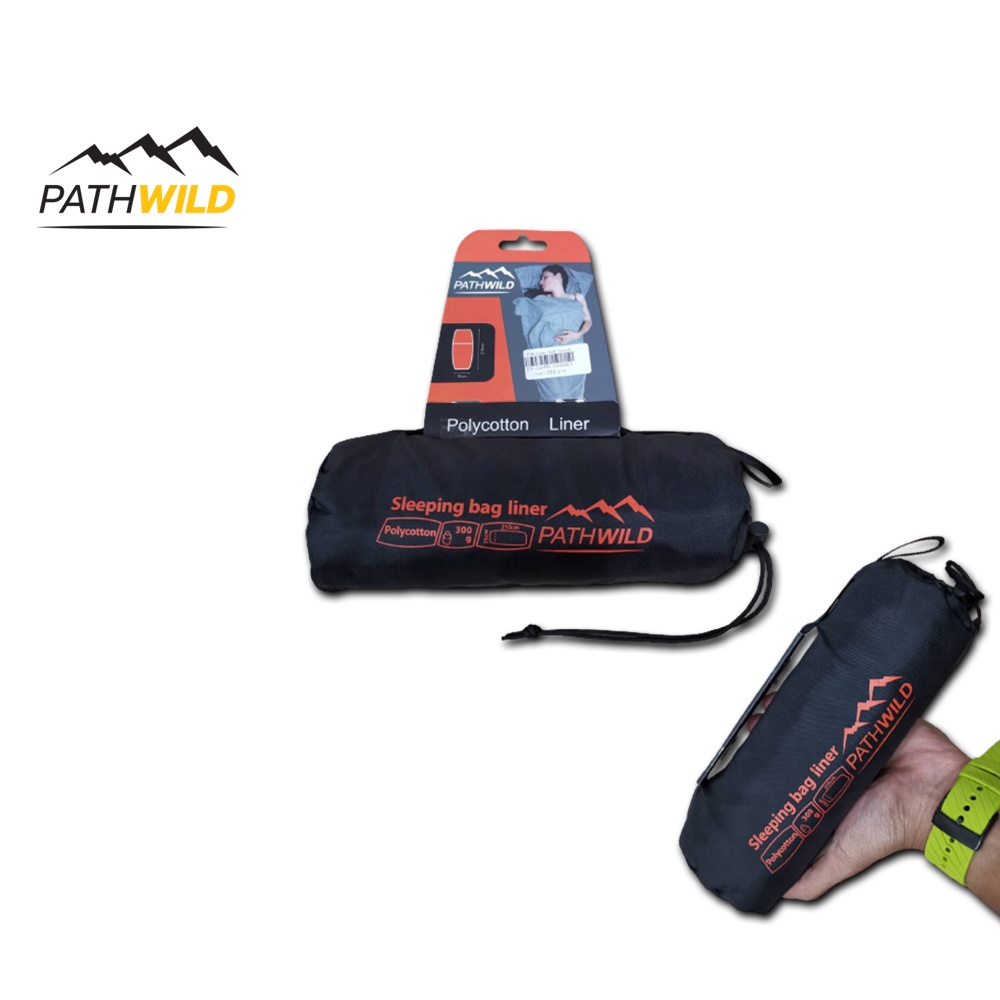 PATHWILD Liner sleeping bag ถุงนอนไลเนอร์แบบบาง สีน้ำเงินเข้ม