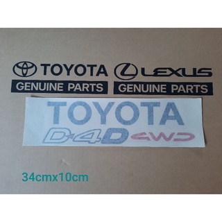 สติ๊กเกอร์ ฝาครอบยางอะไหล่ Toyota Sport Rider D4D 4WD