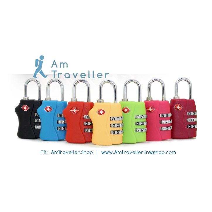 กุญแจ TSA ล็อค รุ่นห่วงเหล็ก (TSA Lock)