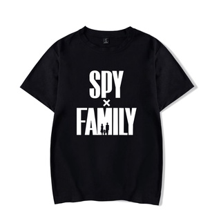 DRG ใหม่SPY x FAMILYคอกลม แฟชั่น ผ้าฝ้ายแท้ เสื้อยืด คอกลม แฟชั่น  เสื้อยืด ฤดูร้อน การ์ตูนญี่ปุ่น คนหนุ่มสาว