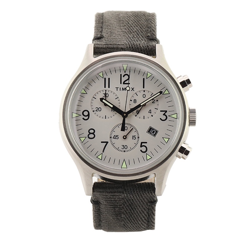 Timex TW2R68800 MK1 Steel Chronograph นาฬิกาข้อมือผู้ชาย สีดำ