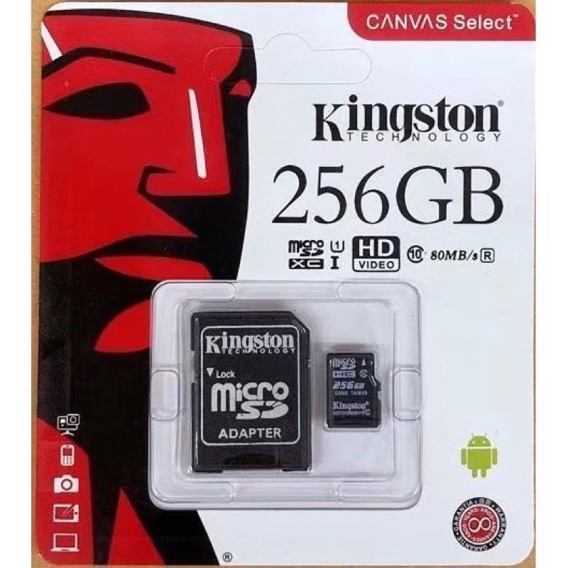 Kingston Micro sd card Memory Card 2GB-128GB กล้อง/กล้องติดรถยนต์ / โทรศัพท์มือถือ(เทียบแท้)  Memory Card Micro Class10 thumbnail 9