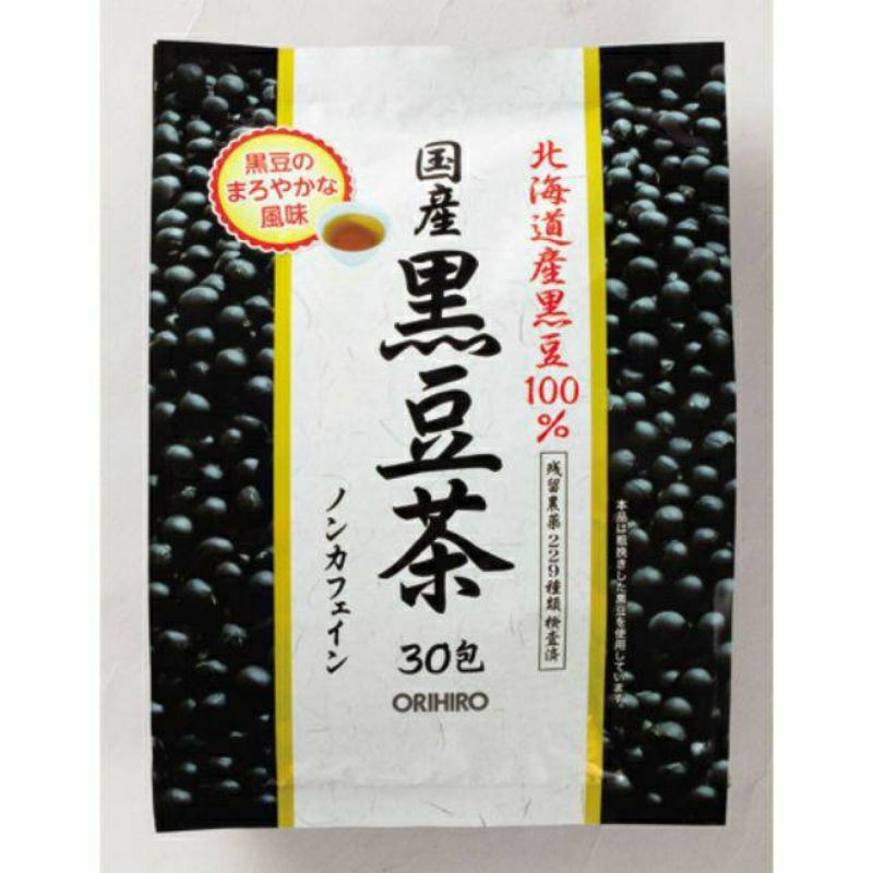 bbf.2027(ลดสูงสุด100ทักแชท)Hokkaido 100%  Black soy bean tea ชาถั่วเหลืองดำฮอกไกโด 30ชิ้นในห่อ