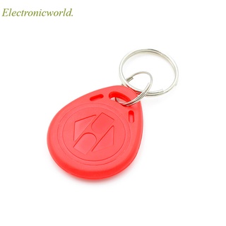 Em4100 โมดูลการ์ดรีดเดอร์ RFID 125K เซนเซอร์ความถี่วิทยุ สีแดง สีฟ้า