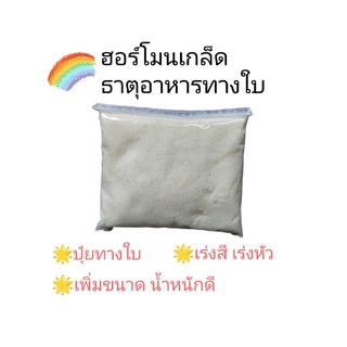 ฮอร์โมนเกล็ด ธาตุอาหารทางใบ - สูตรเร่งสี สีสด สีสันสวยงาม  ใช้ได้ทั้งบอนสี ไม้ใบ ไม้ดอก ไม้ผล ไม้ประดับ