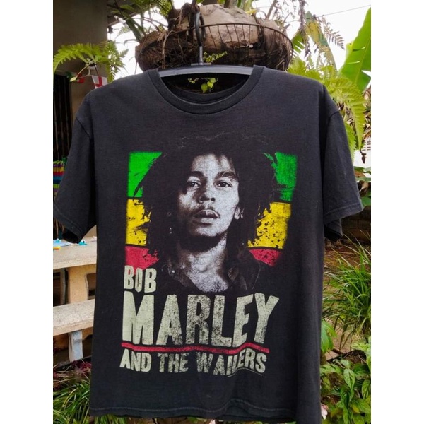 🌬️เสื้อยืดลาย BOB MARLEY🚬(เสื้อมือสอง)