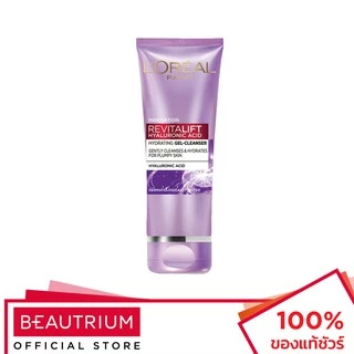 L'ORÉAL PARIS Revitalift Hyaluronic Acid Hydrating Gel Cleanser ผลิตภัณฑ์ทำความสะอาดผิวหน้า 100ml