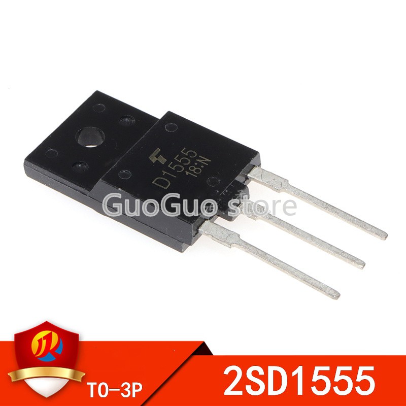 5 ชิ้น 2SD1555 TO-3PF D1555 TO3PF 5A/1500V ทรานซิสเตอร์ NPN
