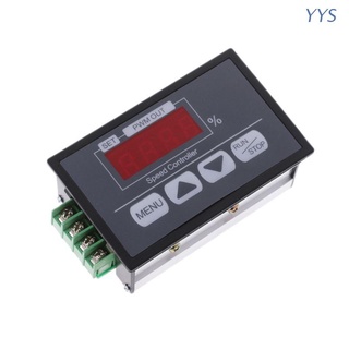 Yys ตัวควบคุมความเร็วมอเตอร์ Dc 6-60V Pwm พร้อมแผงปุ่มกดจอแสดงผลดิจิทัล