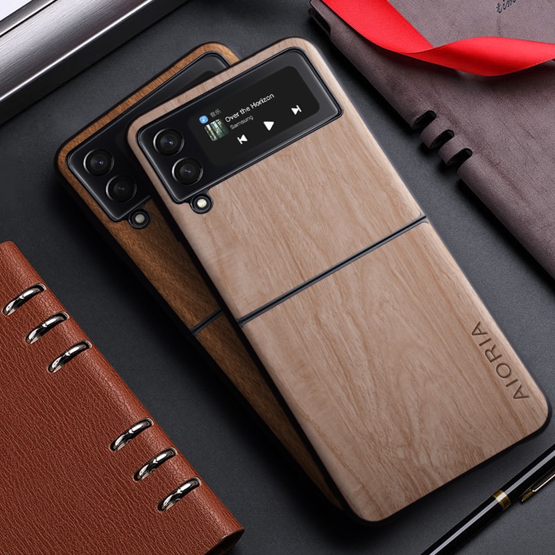 เคสโทรศัพท์หนัง ฝาพับ ลายไม้ไผ่ สําหรับ samsung galaxy z flip 4 flip4 zflip4 5G galaxy z flip4 flip 