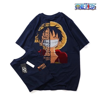 Kaos One Piece Monkey D luffy Quotes Kaos Distro pria terbaru Monkey D luffy Anime