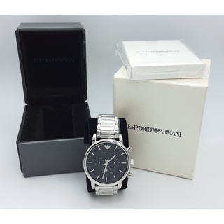 นาฬิกา EMPORIO ARMANI MENS AR1894 QUARTZ CHRONOGRAPH 46 MM พร้อมกล่อง (ใหม่)