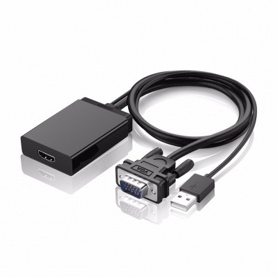 ลดราคา UGREEN 40213 ตัวแปลงสัญญาณภาพ VGA เป็น HDMI พร้อมช่องเสียบเสียง USB #ค้นหาเพิ่มเติม digital to analog External Harddrive Enclosure Multiport Hub with สายโปรลิงค์USB Type-C Dual Band PCI Express Adapter ตัวรับสัญญาณ