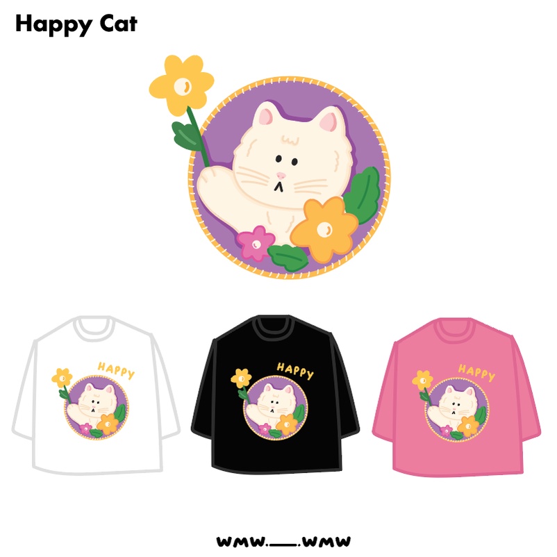 Happy Cat's  T-shirt