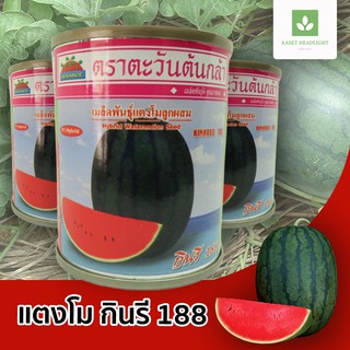 กินรี 188 เมล็ดพันธุ์แตงโม 40กรัม ตราตะวันต้นกล้า แตงโมกินรี กินรี188